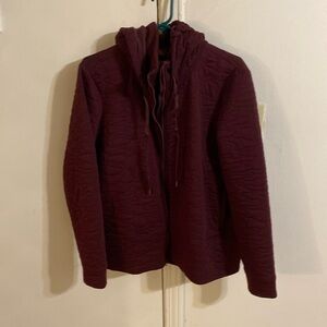 Women’s jacket, size XL, color, plum/burgundy